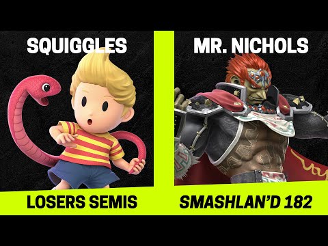 SmashLAN'd 182 Losers Semis - Squiggles vs Mr. Nichols - SSBU Smash Ultimate Tournament