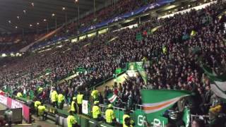 Celtic vs Barcelona Last Christmas - Wham - George Michael