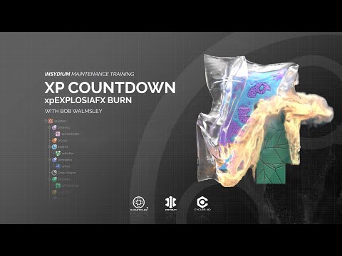 Create a smoke and fire simulation, add organic cloth motion and build a cloth disintegration rig.