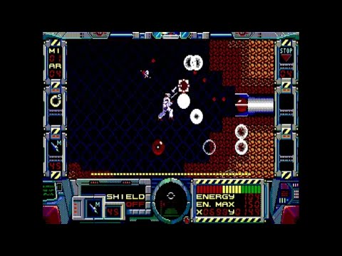 Thexder II "Firehawk" [IBM PC EGA / MT-32] Mission 01 - Entrance