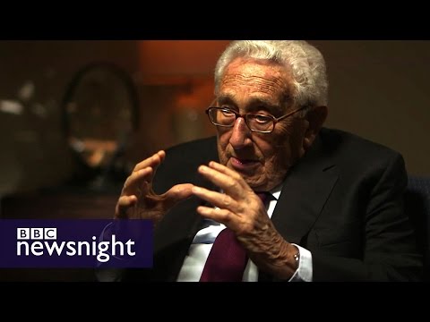, title : 'Henry Kissinger on Donald Trump: ’He cannot reinvent history’- BBC Newsnight'