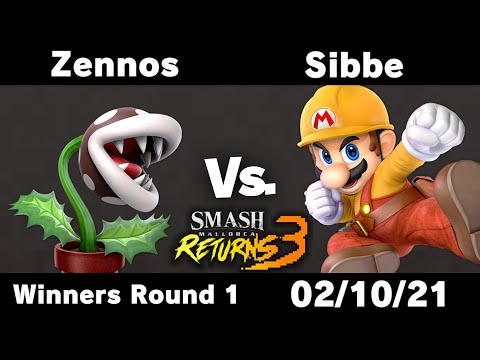 Smash Mallorca Returns 3 - Winners Round 1 - Zennos (Piranha Plant) VS Sibbe (Mario)