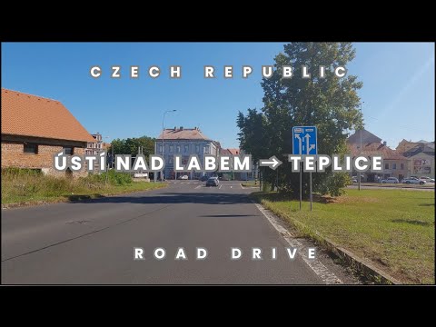 Scenic Drive in Czech Republic | Ústí nad Labem  → Teplice