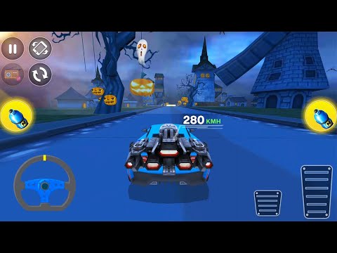 Formula Car Stunt 3D - Master Truck Mode - Blue Turbo Car Driving Halloween Map - Android Gameplay