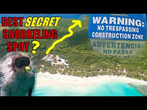 Secret Hike to Best Snorkeling Spot in Culebra, Puerto Rico. Playa Carlos Rosario.