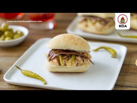 BOCATÍN de BONITO del NORTE con ANCHOAS y GUIDILLAS PIPARRA #116