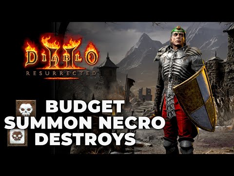 Easiest Necro Build that can FARM ANYTHING - Diablo 2 Resurrected