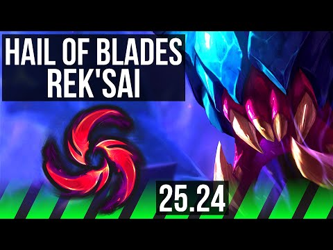 REK'SAI vs KHA'ZIX (JGL) | Hail Of Blades | KR Master | 25.24