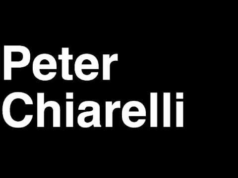 How to Pronounce Peter Chiarelli Boston Bruins NHL Hockey GM General Manager Speech Interview Fired