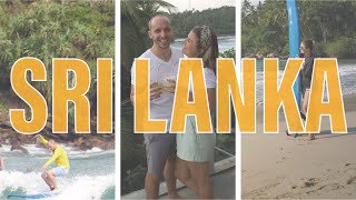 Hiriketiya, Sri Lanka: Our first time surfing!