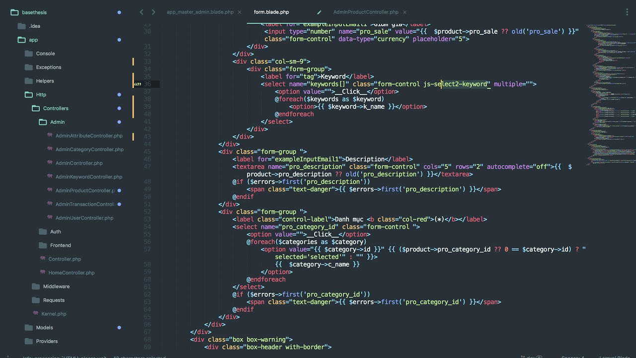 [Seri] - Website đồng hồ - Tạo giao diện và bảng liên kết giữa product và keyword