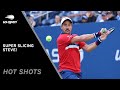 Steve Johnson Slices His Way Past Monfils! | 2021 US Open
