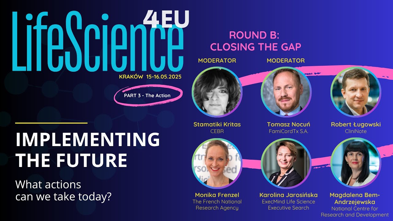 LifeScience4EU - Round B: Closing the gap (World Café type of session)