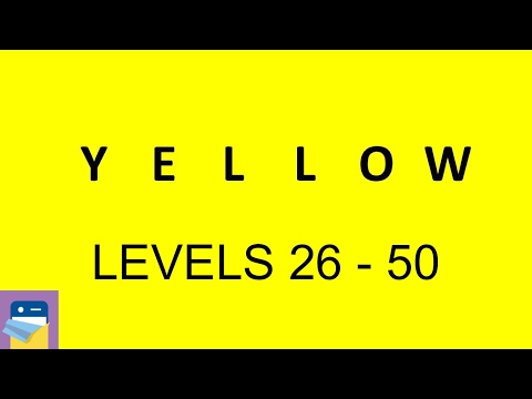 Yellow (game): Levels 26 - 50 Walkthrough & iOS Gameplay (by Bart Bonte) - YouTube