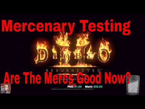 D2R 2.4 Test Realm Merc Testing (Live Stream)