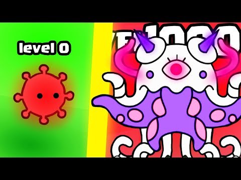 IS THIS THE MOST STRONGEST VIRUS BACTERIA EVOLUTION? (1000+ LEVEL MUTANT) l Virus Evolution New Game Video