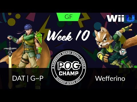 Pog Champ Summer Week 10 - Grand Finals - DAT | G~P (Ike) vs. Wefferino (Fox)