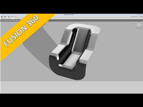 Trennwand Autodesk Fusion 360 Training Surfaces