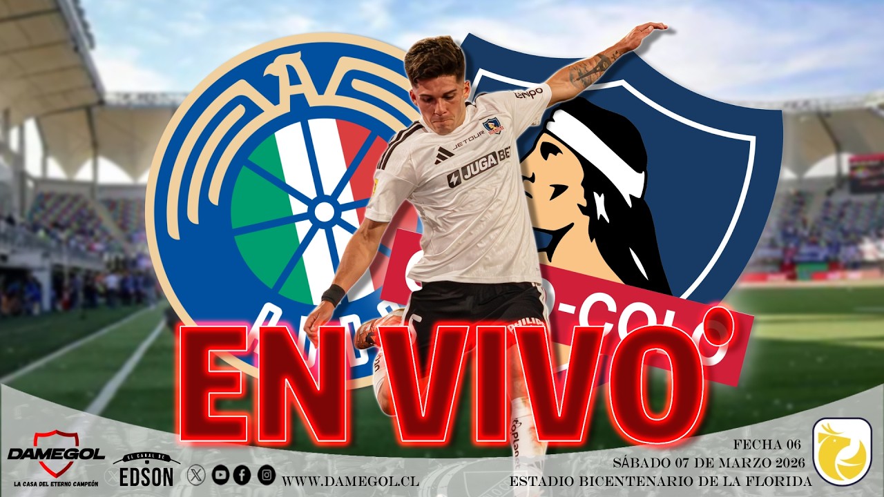 ⚫⚪ TRANSMISIÓN EN VIVO: AUDAX ITALIANO VS COLO COLO | LIGA DE PRIMERA ⚫⚪