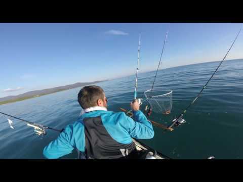 Pesca al polpo | kayak fishing | mar Tirreno centrale
