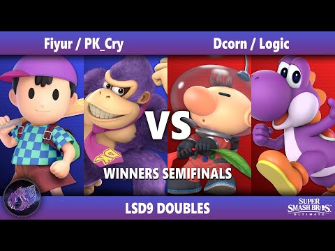 LSD9 - Fiyur/PK_Cry VS Dcorn/Logic - SSBU Doubles Winners Semifinals
