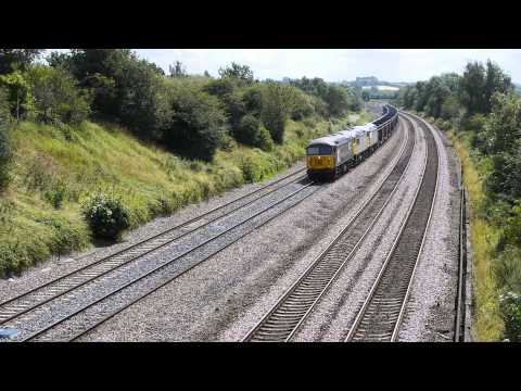 56303,56312 & 56311, 6Z56 Chaddesden - Barrow Hill, Hasland, 04/08/12