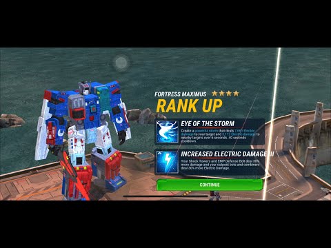 🤖Fortress Maximus - Ranking Up to 4-Star & Titan Assault 🤖 #transformersearthwars #transformers 🤖