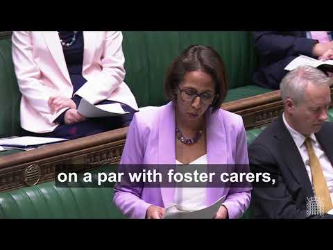 Munira pushes for better support for children's social care in parliament.
