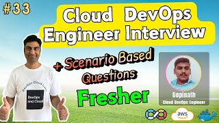 Download the video "Fresher Cloud DevOps Engineer Interview | Realtime Scenarios | Dockerfile | AWS | Azure | Cloud"