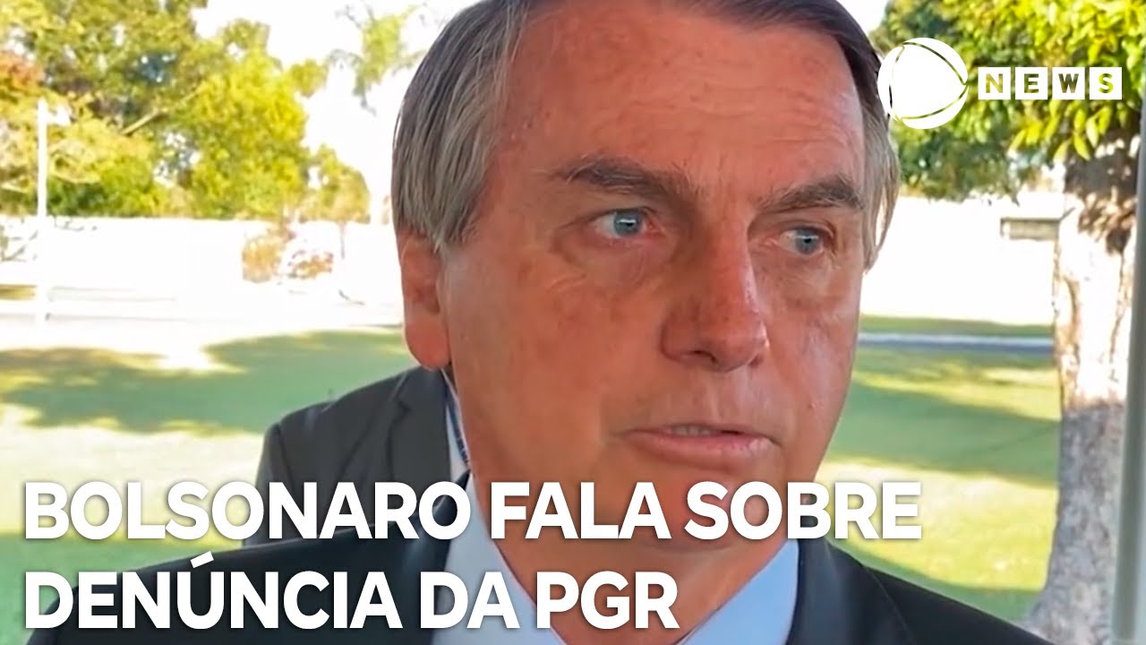 "O mundo está atento ao Brasil", diz Bolsonaro sobre denúncia da PGR