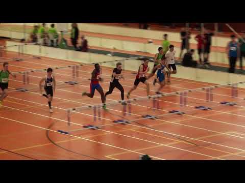 Hallen-SM Nachwuchs 2018: Final 60 m Hürden Männer U16