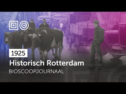 📽️ Historische beelden van Rotterdam in 1925