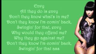 Nicki Minaj - Envy Lyrics Video