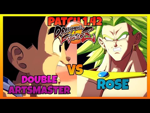 DBFZ 1.42 - DOUBLEARTSMASTER vs ROSE gameplays (Z Broly, Piccolo, GT Goku vs S & Z Broly, GT Goku)