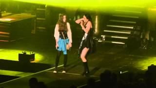 Little Girl on stage with Within Temptation-Summertime Sadness-Frankfurt 2014