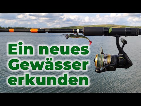 Mit der Spinnrute am Baggersee // das erste mal ein neues Gewässer