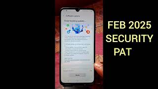Samsung galaxy M14 received Feb 2025 software update