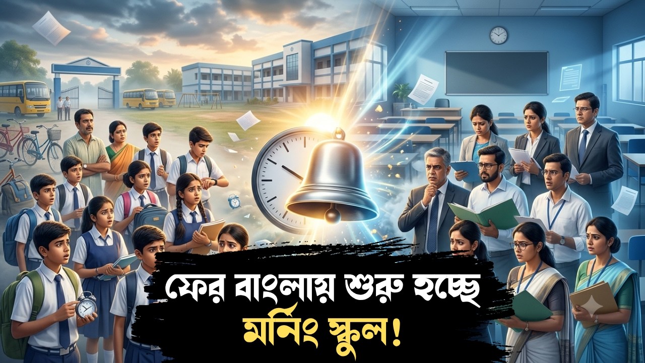 ফের বাংলায় শুরু হচ্ছে মর্নিং স্কুল, হয়ে গেল বড়সড় ঘোষণা! | Morning School Will Be Start In Bengal