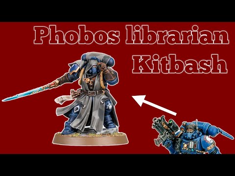 Kitbashing A Librarian In Phobos Armor From An Old Lieutenant Model