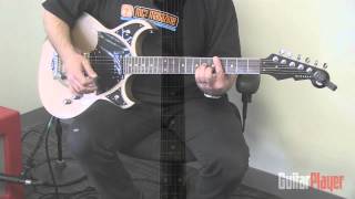 Video thumbnail for Reverend Reeves Gabrels Signature Spacehawk Unboxing by Guitar Player Magazine