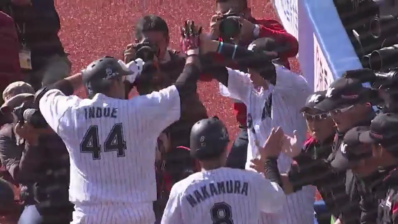 幕張の4番が青空のZOZOマリンスタジアムで逆転2ラン！