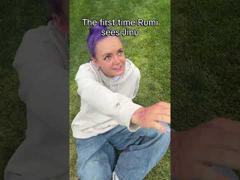 Was it love at first site? #rumiandjinu #kpopdemonhunters