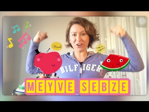 Sebze Meyve Çocuk Şarkısı - Vegetables Song - Anaokulu Şarkıları- Nursery Rhymes