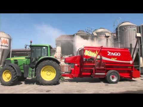 Zago KING seeria järelveetavad horisontaal tigudega söödamikser