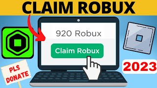 How to Claim Robux in Pls Donate - Roblox Tutorial