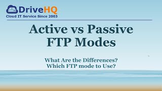Active FTP vs Passive FTP: what are Active &amp; Passive FTP modes, and their differences.