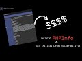 Chaining Phpinfo Php With This Misconfiguration Can Earn You