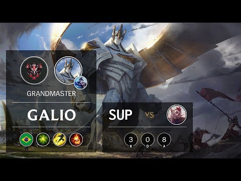 Galio Support vs Rakan - BR Grandmaster Patch 9.16