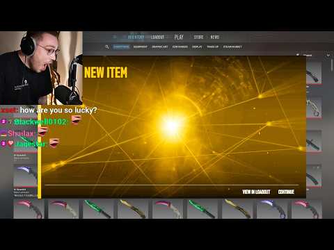 ohnepixel gets insanely lucky trading up reds to golds