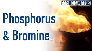 Phosphorus Reacts with Bromine - Periodic Table of Videos